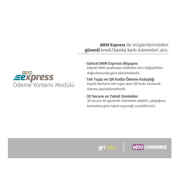 WooCommerce - BKM Express Ödeme Yöntemi Entegrasyon Modülü