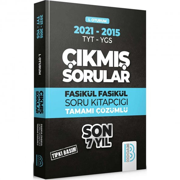 Benim Hocam 2009-2021 YKS 1. Oturum Son 7 Yıl Tıpkı Basım Fasikül Fasikül Çıkmış Sorular