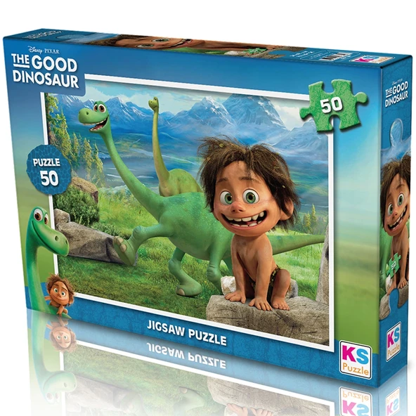 ZeycanHome KS Good Dinosaur 50 Parça Puzzle Kız Erkek Çocuk Oyuncak Eğitici Oyuncaklar ürün görseli 1