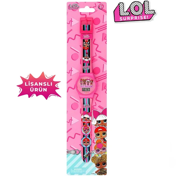 ZeycanHome MiniFlak Lisanslı LOL Surprise LOL7153 Çocuk Kol Saati Kız Erkek Çocuk Oyuncak Eğitici Oyuncaklar