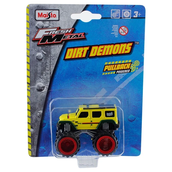 ZeycanHome Maisto Dirt Demons Off Road Warrior Oyuncak Araba Kız Erkek Çocuk Oyuncak Eğitici Oyuncaklar - Resim 2