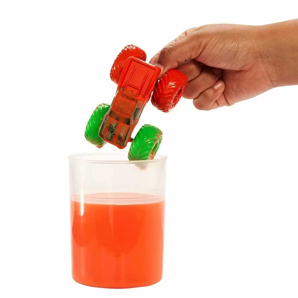 ZeycanHome Hot Wheels Monster Trucks Renk Değiştiren Arabalar Seri 2 HJF39 Kız Erkek Çocuk Oyuncak Eğitici Oyun - Resim 2