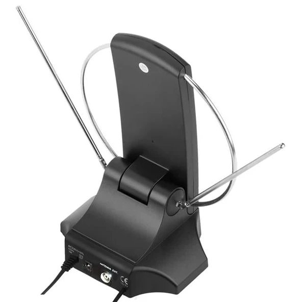 PowerMaster SG-029A Saatli UHF-VHF TV Üstü Anten İç Mekan TV Anteni - 2