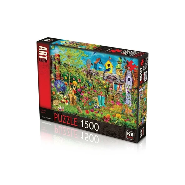 ZeycanHome KS Summer Garden 1500 Parça Puzzle Kız Erkek Çocuk Oyuncak Eğitici Oyuncaklar - Resim 2