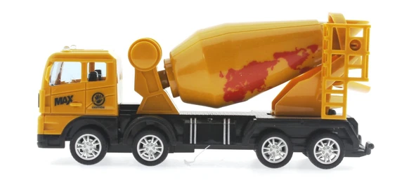 ZeycanHome Sürtmeli İş Makinası Mikser Kız Erkek Çocuk Oyuncak Eğitici Oyuncaklar - Resim 2