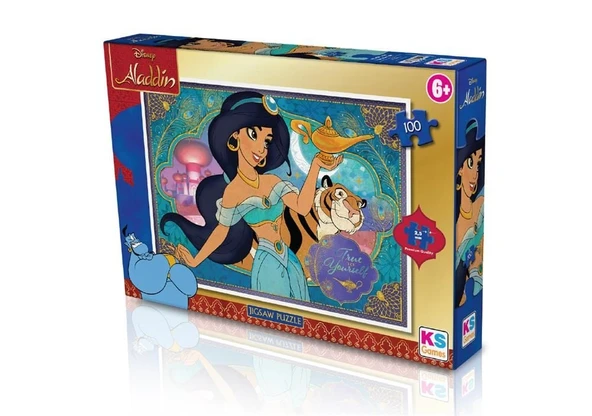 ZeycanHome ALD 714 ALADDİN PUZZLE 100 PRÇ. -KS Kız Erkek Çocuk Oyuncak Eğitici Oyuncaklar ürün görseli