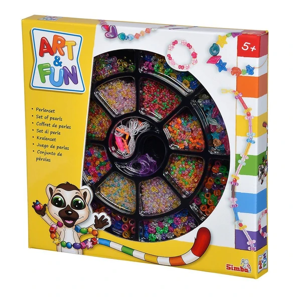 ZeycanHome 106374137 Art Fun Beadset Takı Tasarım Seti - Simba Kız Erkek Çocuk Oyuncak Eğitici Oyuncaklar ürün görseli