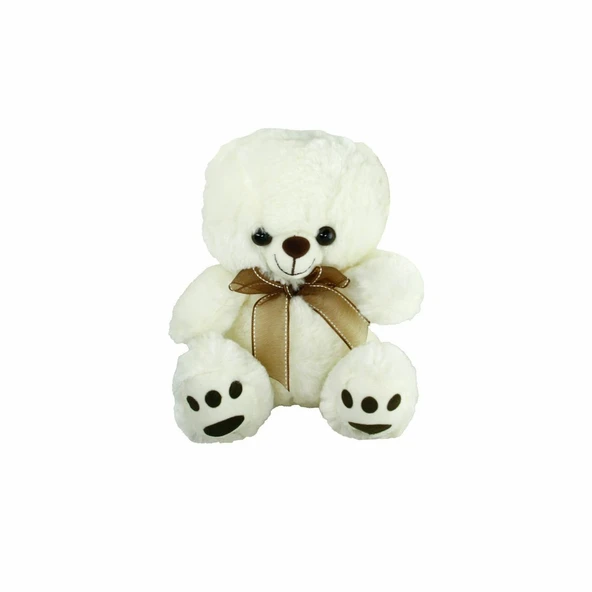 ZeycanHome PABX21957-20 Peluş Ayı Kurdelalı 20cm Kız Erkek Çocuk Oyuncak Eğitici Oyuncaklar - Resim 2