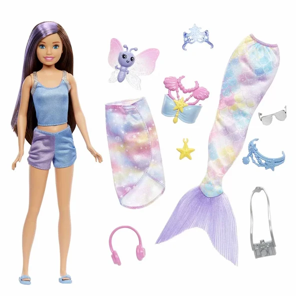 ZeycanHome Barbie Mermaid Power Bebekleri HHG54 Kız Erkek Çocuk Oyuncak Eğitici Oyuncaklar - 2