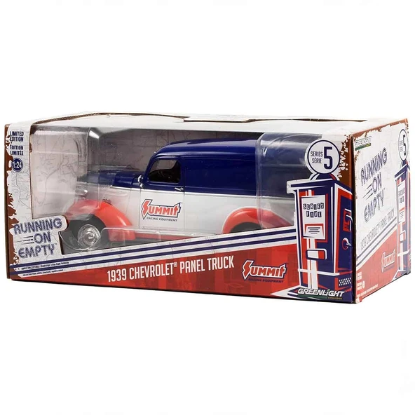 ZeycanHome Greenlight 1:24 1939 Chevy Panel Truck Kız Erkek Çocuk Oyuncak Eğitici Oyuncaklar - Resim 3