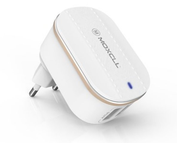 Moxcll 2 USB Çıkışlı Hızlı İphone Lightning  Şarj Aleti MXL-T15 - 2