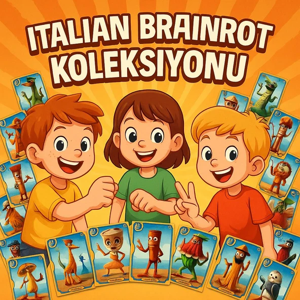 ITALIAN BRAINROT TUNG TUNG SAHUR OYUN KARTLARI 24 ADET - 2