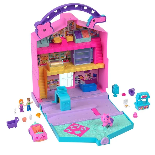 ZeycanHome HRD45 Polly Pocket Eğlenceli Market Oyun Seti Kız Erkek Çocuk Oyuncak Eğitici Oyuncaklar - Resim 2