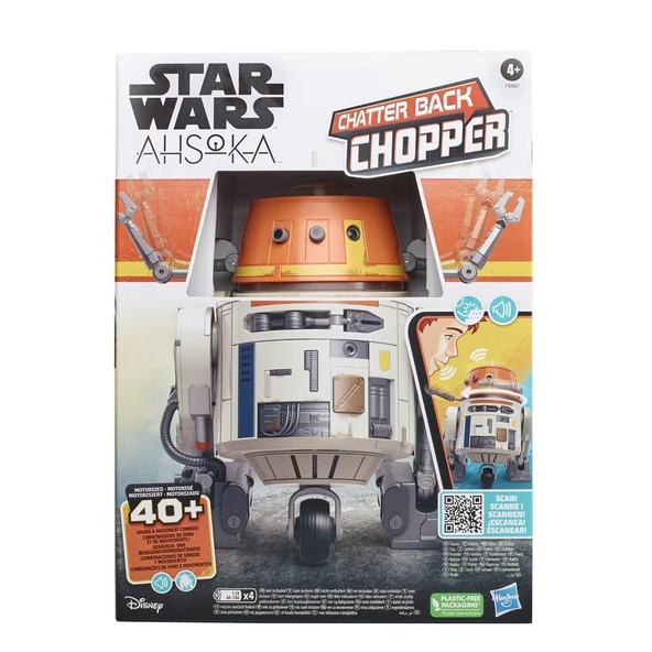 ZeycanHome F6867 Star Wars İnteraktif Chopper C1-10P +4 yaş Kız Erkek Çocuk Oyuncak Eğitici Oyuncaklar ürün görseli 1