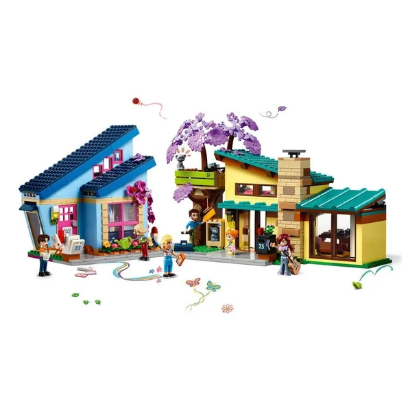 ZeycanHome 42620 LEGO® Friends Olly ve Paisley'nin Aile Evleri 1126 parça +7 yaş Kız Erkek Çocuk Oyuncak Eğitic - Resim 3