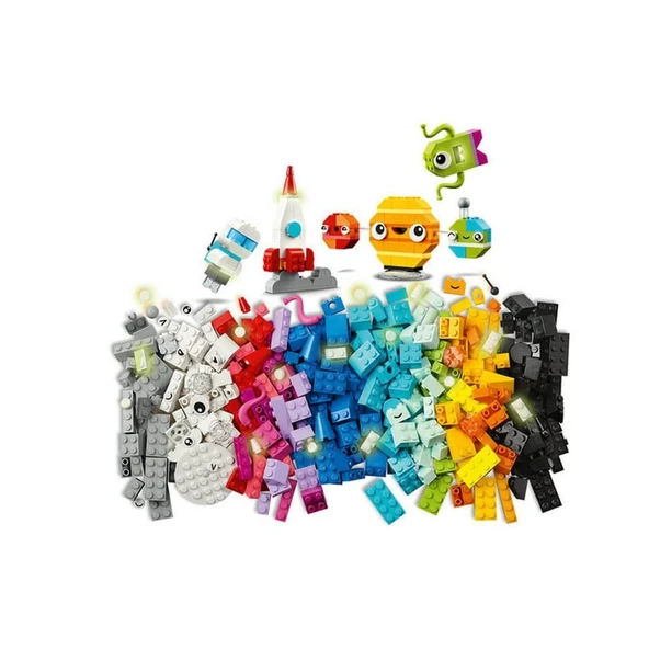 ZeycanHome 11037 LEGO® Classic Yaratıcı Uzay Gezegenleri 450 parça +5 yaş Kız Erkek Çocuk Oyuncak Eğitici Oyunc - Resim 2