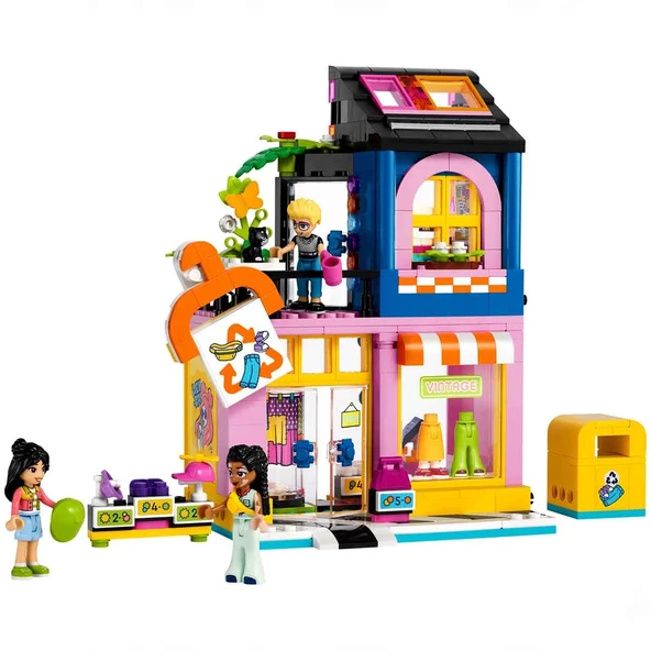 ZeycanHome LEGO Friends Vintage Giyim Mağazası 42614 Kız Erkek Çocuk Oyuncak Eğitici Oyuncaklar - Resim 2