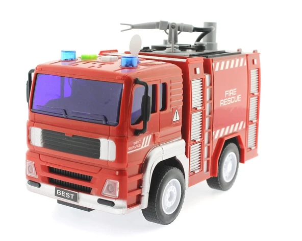 ZeycanHome Su Püskürten Sesli ve Işıklı İtfaiye Kız Erkek Çocuk Oyuncak Eğitici Oyuncaklar ürün görseli 1