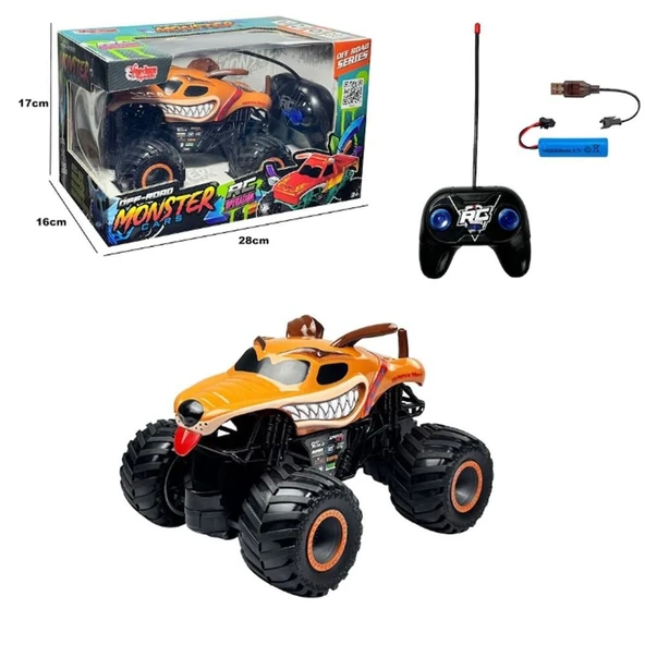 ZeycanHome JY-1003 Uzaktan Kumandalı Full Fonksiyon Şarjlı Monster Jeep Kız Erkek Çocuk Oyuncak Eğitici Oyuncak - Resim 2