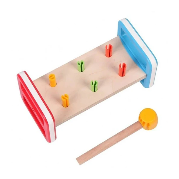 ZeycanHome 30796 KNZ EĞİTİCİ TAK ÇAK Kız Erkek Çocuk Oyuncak Eğitici Oyuncaklar - Resim 2