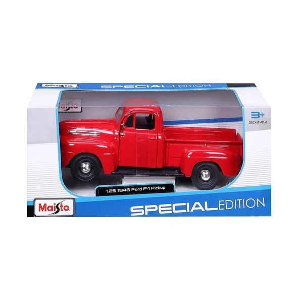 ZeycanHome MAY 31935 1948 Ford F-1 Pick Up 1:25 Model Araba Kız Erkek Çocuk Oyuncak Eğitici Oyuncaklar ürün görseli 1