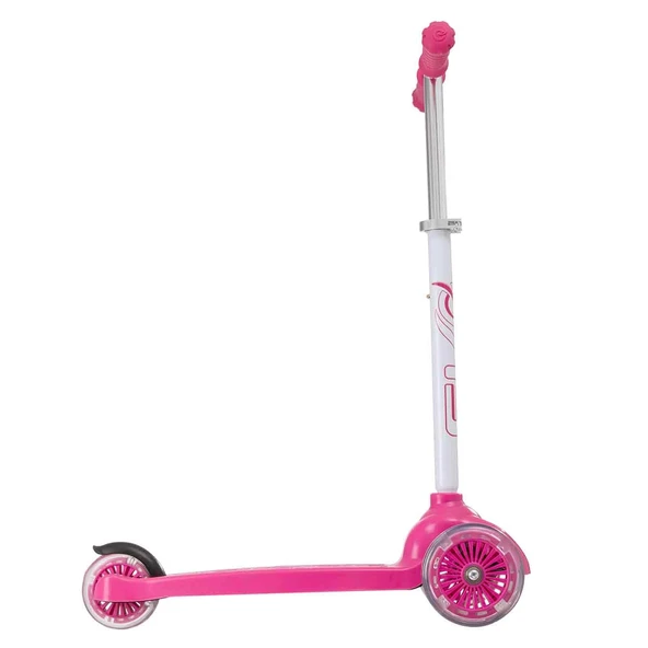 ZeycanHome Evo Işıklı Move N Groove Pembe Üç Tekerlekli Scooter Kız Erkek Çocuk Oyuncak Eğitici Oyuncaklar - Resim 2