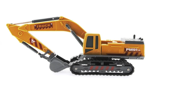 ZeycanHome Sürtmeli Model İş Makinası Kepçe Kız Erkek Çocuk Oyuncak Eğitici Oyuncaklar - Resim 2