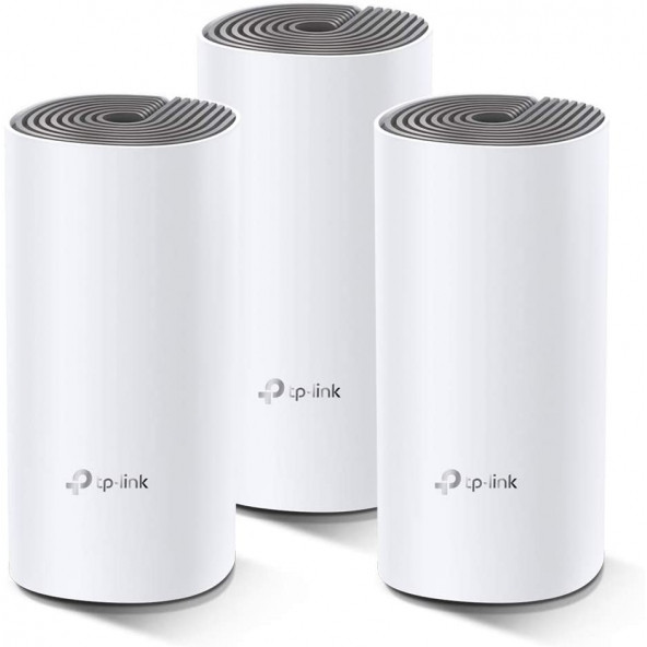 TP-Link Deco E4 1200 Mbps 5 Ghz Wi-Fi Mesh Sistemi 3'lü