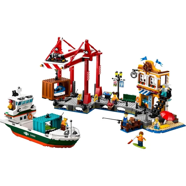 ZeycanHome LEGO City Yük Gemili Liman 60422 Kız Erkek Çocuk Oyuncak Eğitici Oyuncaklar ürün görseli