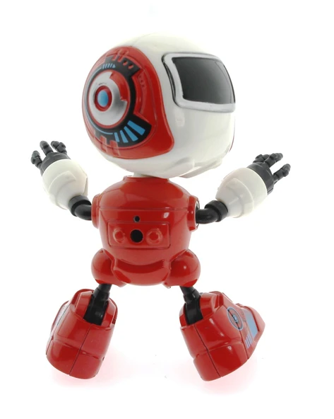 ZeycanHome Dekoratif Sesli Işıklı Mini Sevimli Kırmızı Robot Kız Erkek Çocuk Oyuncak Eğitici Oyuncaklar - 3