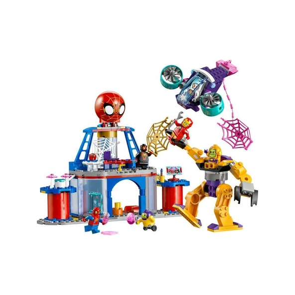 ZeycanHome 10794 Lego Marvel Spidey - Spidey Takımı Ağ Örücü Karargahı 193 parça +4 yaş Kız Erkek Çocuk Oyuncak - Resim 2