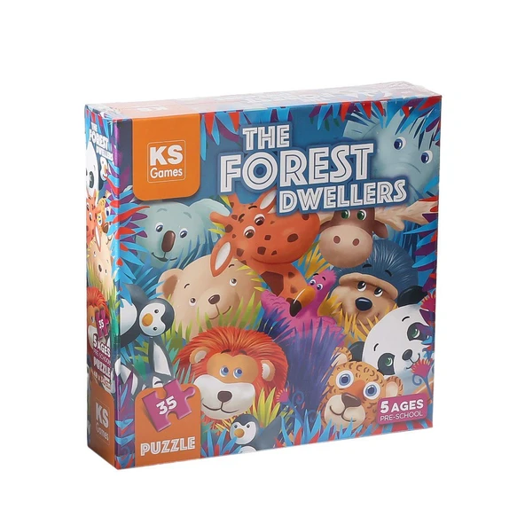 ZeycanHome PRS 32713 The Forest Dwellers 35 Parça Puzzle Kız Erkek Çocuk Oyuncak Eğitici Oyuncaklar ürün görseli 1