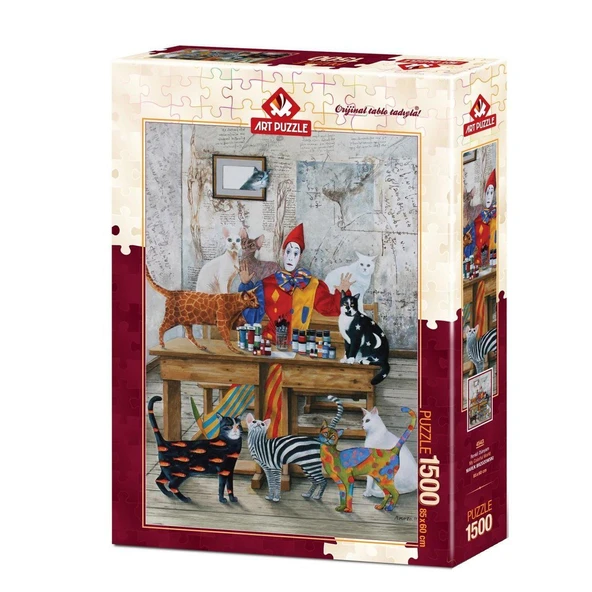 ZeycanHome 4543 Art Puzzle Renkli Dünyam 1500 parça Puzzle / +15 yaş Kız Erkek Çocuk Oyuncak Eğitici Oyuncaklar ürün görseli 1