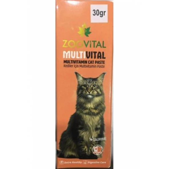 Zoovital Multivital Kediler İçin Multivitamin Macunu 30g