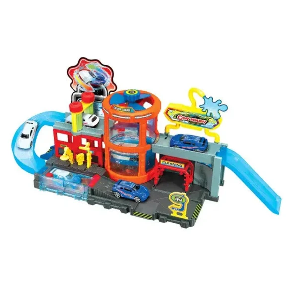 ZeycanHome Express Wheels Araç Yıkama ve Renk Değiştirme Oyun Seti Kız Erkek Çocuk Oyuncak Eğitici Oyuncaklar - Resim 2