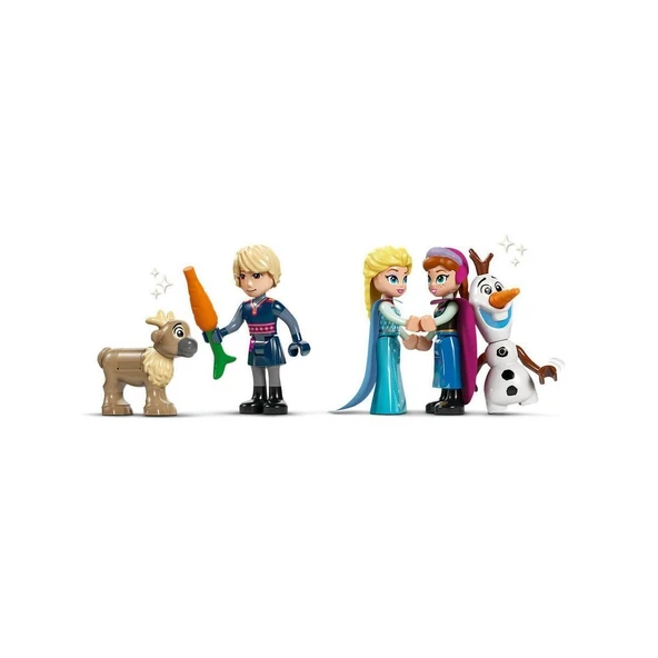ZeycanHome 43244 Lego Disney Elsanın Buz Sarayı 630 parça +6 yaş Kız Erkek Çocuk Oyuncak Eğitici Oyuncaklar - Resim 3