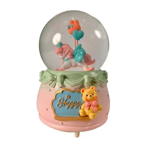 ZeycanHome Kar Küresi Orta Boy LLM-HDY0318 Kız Erkek Çocuk Oyuncak Eğitici Oyuncaklar - Resim 2