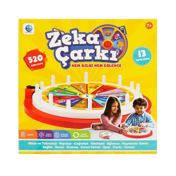 ZeycanHome Smile Games Zeka Çarkı Kız Erkek Çocuk Oyuncak Eğitici Oyuncaklar ürün görseli 1