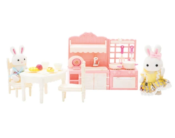 ZeycanHome Bay Dreamy Tatlı Zamanı Mini Tavşan Oyun Seti Kız Erkek Çocuk Oyuncak Eğitici Oyuncaklar - Resim 3