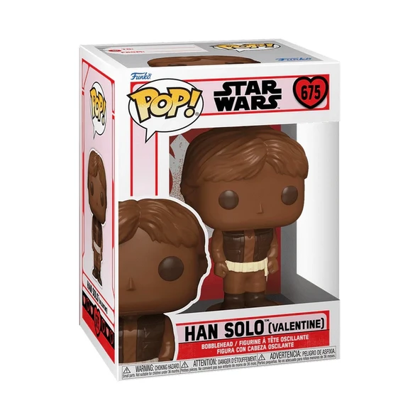 ZeycanHome Funko POP Star Wars Han Solo (Valentine Chocolate) Kız Erkek Çocuk Oyuncak Eğitici Oyuncaklar - Resim 2