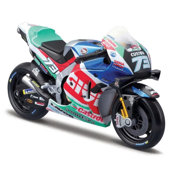 ZeycanHome Maisto 1:18 LCR Honda 2021 Model Motosiklet Kız Erkek Çocuk Oyuncak Eğitici Oyuncaklar ürün görseli 1