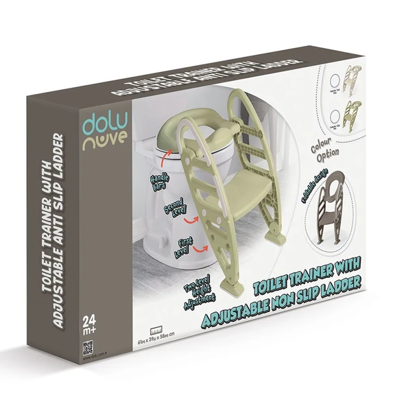 ZeycanHome 7243 Merdiven Klozet Adaptörü Stone Gri Kız Erkek Çocuk Oyuncak Eğitici Oyuncaklar ürün görseli 1