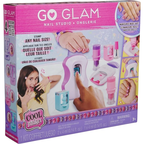 ZeycanHome Güzellik Seti Cool Maker Go Glam Tırnak Stüdyosu Kız Erkek Çocuk Oyuncak Eğitici Oyuncaklar - 2