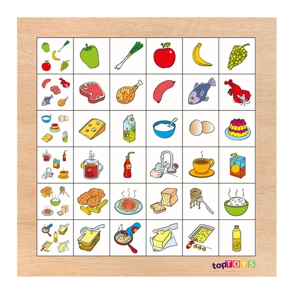 ZeycanHome CS-7020/27 Chiva, Resimleri Şekille, Sırala, Sayma 7021-7022-7027 Kız Erkek Çocuk Oyuncak Eğitici Oy - Resim 2