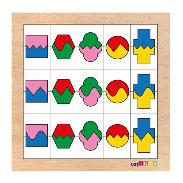 ZeycanHome CS-7020/27 Chiva, Resimleri Şekille, Sırala, Sayma 7021-7022-7027 Kız Erkek Çocuk Oyuncak Eğitici Oy - Resim 3