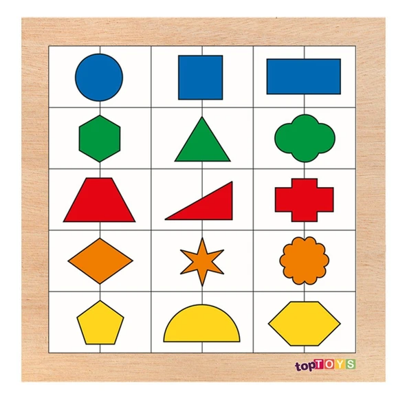 ZeycanHome CS-7020/27 Chiva, Resimleri Şekille, Sırala, Sayma 7021-7022-7027 Kız Erkek Çocuk Oyuncak Eğitici Oy ürün görseli 1