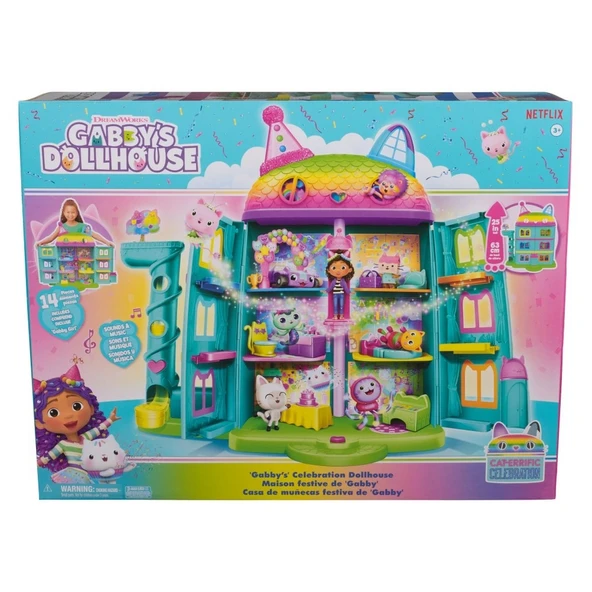 ZeycanHome Gabby's Dollhouse Muhteşem Bebek Ev - SPM-6070742 Kız Erkek Çocuk Oyuncak Eğitici Oyuncaklar - 1