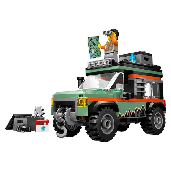 ZeycanHome LEGO City 4x4 Arazi Dağ Arabası 60447 Kız Erkek Çocuk Oyuncak Eğitici Oyuncaklar ürün görseli 1