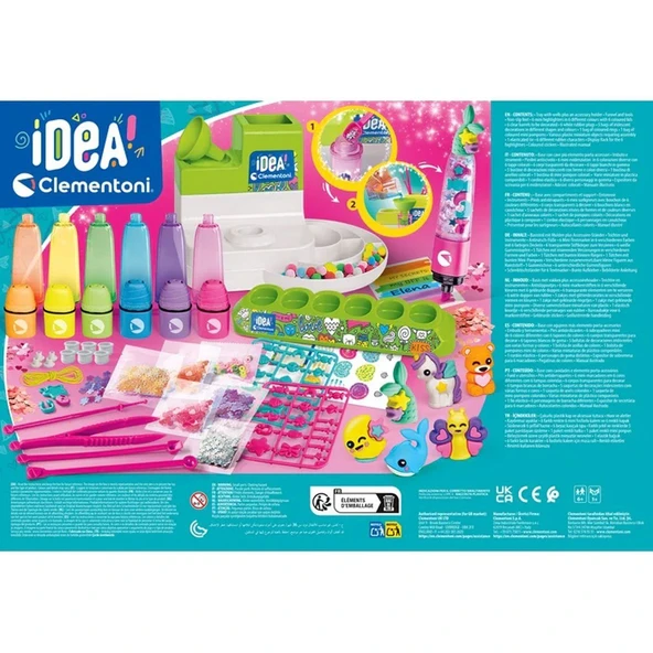 ZeycanHome 18860 Idea Clemetoni - Highlighter Studio Kız Erkek Çocuk Oyuncak Eğitici Oyuncaklar - Resim 3