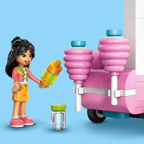 ZeycanHome LEGO Friends Pamuk Şeker Standı ve Scooter 42643 Kız Erkek Çocuk Oyuncak Eğitici Oyuncaklar - Resim 3